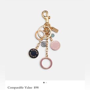 Coach Circles Cluster Bag Charm
